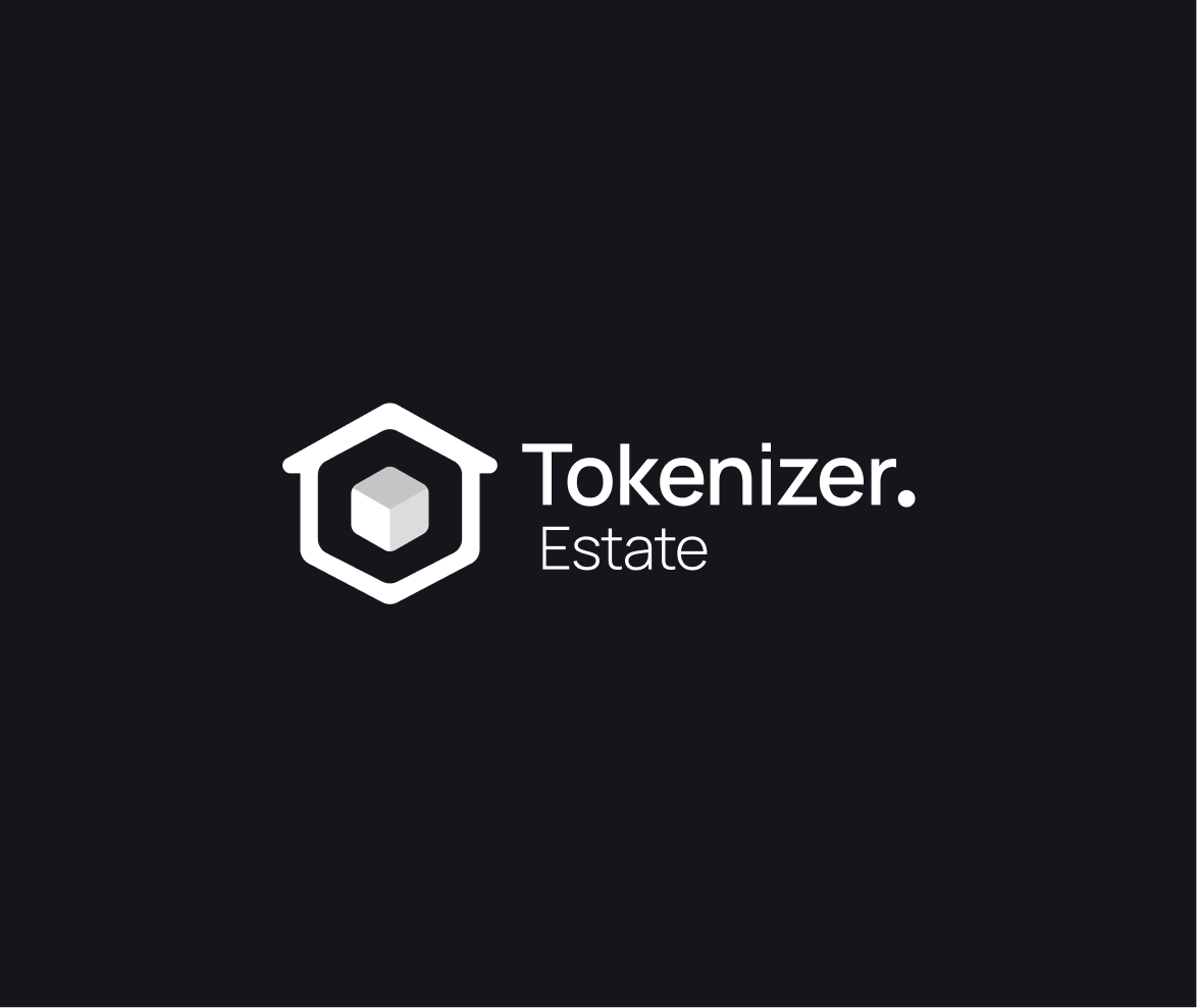 Tokenizer.Estate light monochrome logo